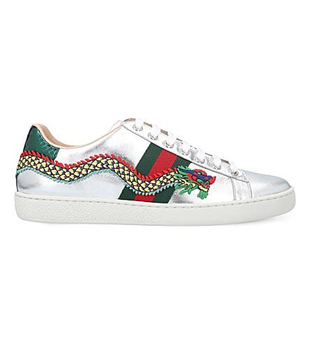 selfridges gucci ace trainers